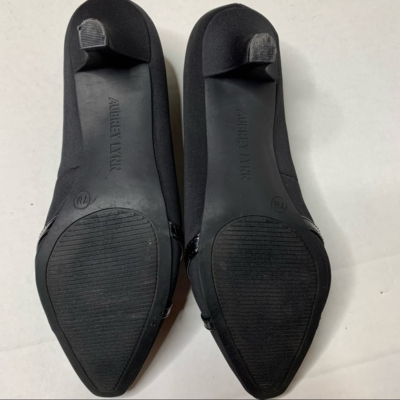 Women Aubrey Lynn Black 7M Heel Dress Shoe - Picture 9 of 12